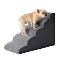 Escaliers d'intérieur de rampe de chien de chien équilibrés antidérapants pour des étapes d'animal de compagnie de lit pour de petits chiens et chats