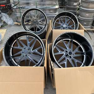 Ruedas de plato profundo negras forjadas ZW 8x170 para GMC Sierra 3500 <span class=keywords><strong>HD</strong></span> Hummer H2 Truck Deep cóncavo todoterreno 22 24 26 28 pulgadas llantas - Product Image 5