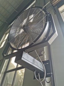 42inch 1m Outdoor Industrial Spray Wall <b>Fan</b> Adjust up and Down, Turn Left and Right <b>Mist</b> Oscillating Wall <b>Fan</b> - Product Image 3