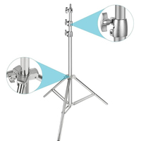 Support d'éclairage professionnel en acier inoxydable robuste, type C