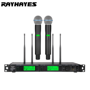 Rayhayes Ud4r Chuyên Nghiệp Không Dây Microphone Ban Đầu Tất Cả Các Kim Loại Microphone Có Thể Điều Chỉnh Tần Số - Product Image 1