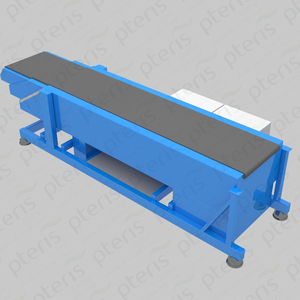 PTERIS伸缩式输送机机器人集装箱系统可伸展吊杆移动式伸缩式带式输送机，用于卡车装卸 - Product Image 3