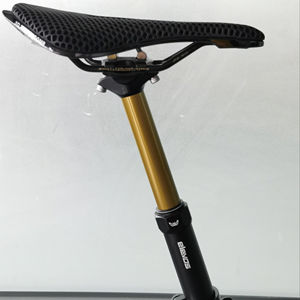 Tige de suspension télescopique en alliage d'aluminium pour <span class=keywords><strong>VTT</strong></span> avec commande par câble, course réglable 60-175 mm, diamètre 31,6/30,9 mm - Product Image 1