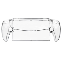 Étui de protection rigide transparent antichoc en polyester pour Play Station Portal pour console PS Portal Étui en cristal