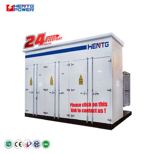 Subestación Prefabricada Tipo Caja HENTG para Energía Solar y Eólica, Compatible con Transformadores Trifásicos <span class=keywords><strong>de</strong></span> Media y Alta Tensión <span class=keywords><strong>de</strong></span> 50/60 Hz, Energía Renovable - Product Image 1