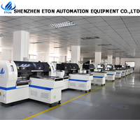 Machine de montage de puces SMT HT-T9 à double bras, 250000CPH, 68 broches, haute précision, pour FPCB, ligne de production LED SMT