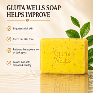 Glutathione VC VE Exfoliating Handmade <b>Soap</b> Bars Long-lasting Fragrance Brightening Bath <b>Soap</b> for Full-body - Product Image 5