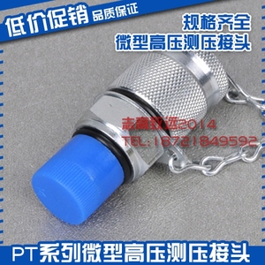 Raccord de test haute pression miniature série Pt avec chaîne pour outils hydrauliques - Product Image 4