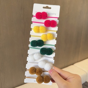 Lot de 10 bandeaux élastiques en nylon à pois pour filles, style européen et américain, accessoires pour cheveux, cadeau - Product Image 3