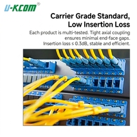 Cable de Fibra Óptica Monomodo Simplex SC UPC a LC APC, Precio de Fábrica, OS2 LSZH, Grado Operativo, 9/125