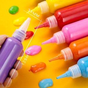 Ensemble de <span class=keywords><strong>peinture</strong></span> <span class=keywords><strong>gouache</strong></span> 12 couleurs 60 ml, lavable, pour <span class=keywords><strong>peinture</strong></span> au doigt, idéal pour la maternelle, les loisirs créatifs et les graffitis pour enfants - Product Image 2
