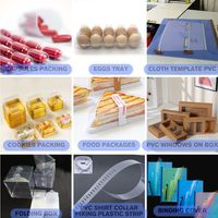 Film rigide en PVC transparent Tiptop, épaisseur 3 mm, 0,76 mm, 300 microns, surface mate, feuille de PVC transparente pour couverture de reliure