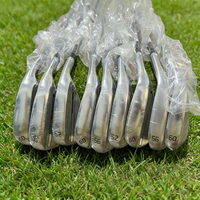 Clubs de golf forgés, manche en acier 525, poignée en caoutchouc, ensemble de wedges de golf 52, 56, 60 degrés