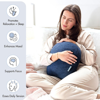 Oreiller lesté en soie 100% tricotée pour dormeurs latéraux, design écologique favorisant un sommeil plus profond