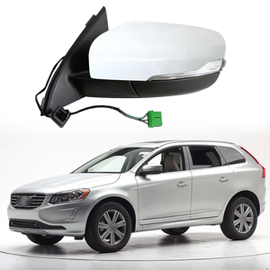 用 ボルボ XC60 2008-2013 【】 車用リアビューミラーガラス 電動加熱式ウインカー 🎾 ターン 車のサイドリアビューバックミラーアセンブリボルボ XC60 2009 2010 2011 2012 2013 用(Right)