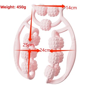 Masajeador de Piernas Profesional de 360 Grados con Rodillos de Doble Fila para Relajación Muscular Profunda de Pantorrillas y Muslos, Ideal para Recuperación de Yoga - Product Image 6