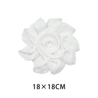 Vente chaude nouveau Design Style coréen 3D coloré fleur patchs ruban mariage bricolage Corsage Rose fleur Appliques