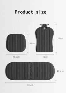 Housse de siège de voiture Anjuny Factory en peluche courte, élastique, gel imperméable, toutes saisons, adaptée aux véhicules universels - Product Image 6