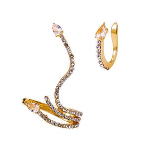 Women Brass Snake Ear Clip Cuff Wrap <b>Earrings</b> for Women Men Punk No <b>Piercing</b> Vintage Cartilage <b>Earring</b> Jewelry Gifts 2022 - Product Image 5