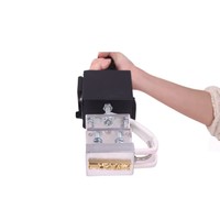 Machine de timbre à chaud portable pour dorure de logo de bricolage en cuir 220V 1 an de garantie