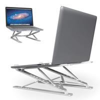 Support d'Ordinateur Portable Réglable Great Roc Temu à Logo Personnalisé, pour MacBook et Ordinateurs Portables de 14 à 15,6 Pouces, Pliable en Métal et Aluminium