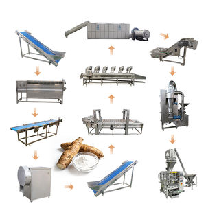 Séchoir à farine de manioc personnalisable Ligne de production de farine de manioc Ligne de production entièrement automatique de farine de manioc - Product Image 1