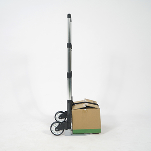 Hitreeファッション折りたたみ式ホイール付きコンパクトポータブル荷物金属製折りたたみ式スーパーマーケットハンドカート折りたたみ式ショッピングトロリー - Product Image 3