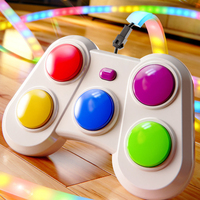 Jeu éducatif AJB : Machine interactive de jeu de rythme et de mélodies dynamiques avec lumières clignotantes pour l'élimination des éléments