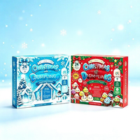 Calendrier de l'Avent Mystère USA 2026 – Boîte Surprise 24 Jours de Compte à Rebours – Mini Jouets Sensoriels Anti-Stress en Forme de Dumpling – Coffrets Cadeaux Promotionnels