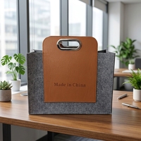 Sac fourre-tout en feutre personnalisé avec logo, couleur et taille au choix, grand format, réutilisable, idéal pour les cadeaux d'affaires, les documents et le shopping – Offre spéciale