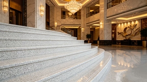 Marches d'escalier en granit gris clair G603 Padang, gris sésame, modernes et polies, économiques, pour <span class=keywords><strong>l</strong></span>'escalier du Moyen-Orient - Product Image 6