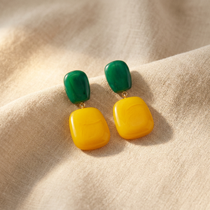 Decorative <b>Resin</b> <b>Craft</b> Fairy Love Handmade Earrings Women Jewellery New Trendy Best Quality India Style Factory Price in India - Product Image 1