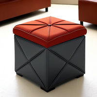 B2 Bailey poufs pliants banc de rangement lit 1227 pièces épée grande chaise pied tabouret salon avec pouf