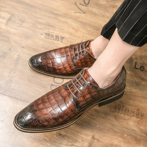 Chaussures en cuir formelles pour hommes, nouvelle collection 2026, vente en gros à prix abordable, chaussures de ville élégantes à trois brides pour gentlemen - Product Image 3