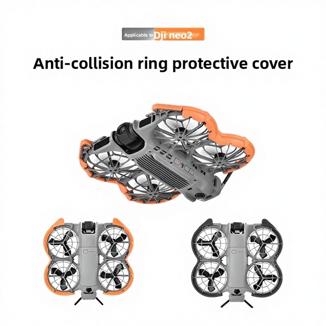 Compatible for NEO 2 Handheld Drone Protective Bracket with Anti-Collision Ring and Propeller Guard Accessory
