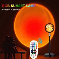 Nouvelle lampe projecteur de coucher de soleil de haute qualité, LED, rotation à 180 degrés, lumière de projection pour la décoration de la maison