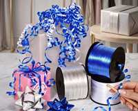 Ruban de satin pailleté multicolore en rouleau pour ballons, guirlande de fête, emballage cadeau, décoration DIY pour Halloween