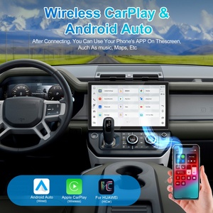 Récepteur stéréo de voiture NaviHua 13,3 pouces, navigation GPS, système multimédia Carplay, système audio pour Land Rover Defender 2018 - 2024 - Product Image 3