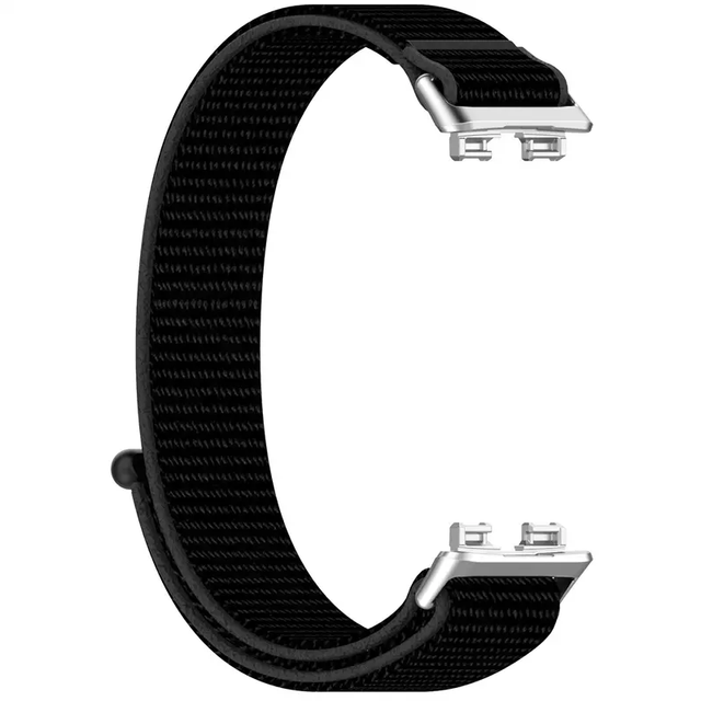 Soft Woven Nylon Bracelet for Huawei Band 10/9/8, Durable Sport Wristband for Men Women, Lightweight Comfortable
