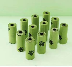 Sacs à déjections canines personnalisés avec logo imprimé, écologiques, biodégradables, en amidon de maïs, compostables, surface gaufrée, sacs à déjections pour animaux de compagnie - Product Image 5