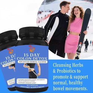 Cápsulas de Desintoxicación de Colon de 15 Días de Marca Privada OEM para un Metabolismo Saludable y Movimiento Intestinal, Suplemento Herbal Natural de Hoja de Senna - Product Image 5
