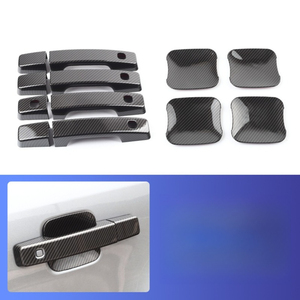 Manijas de puerta de coche estilo cuenco, delanteras y traseras, derecha e izquierda, negras, exteriores, para Land Rover Defender 110 2020-2025 - Product Image 1