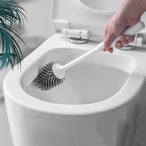 Vente chaude Conception de mur <span class=keywords><strong>suspendu</strong></span> Installation sans poinçon <span class=keywords><strong>Brosse</strong></span> de nettoyage de toilette de salle de bain NO.7614 - Product Image 2