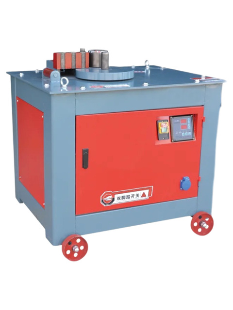 CNC Rebar Stirrup Bending Machine, Digital Control Steel Bar Bender With Double Foot Switch for Construction Site