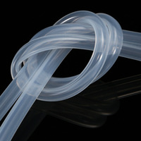 Tuyau en silicone personnalisé, écologique, de qualité alimentaire, pour eau et boissons, double couche tressée, résistant à la chaleur, haute pression, 6, 8, 10 mm, découpe sur mesure