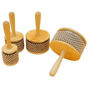 Wholesale Orff Percussion <b>Instrument</b> 8.5 CM Wooden Cabasa Children's <b>Music</b> <b>Instruments</b> Kindergarten Performance Kids Toys - Product Image 1