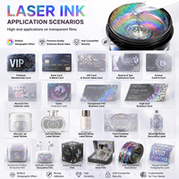 Tinta Láser Holográfica con Efecto Arcoíris Iridiscente para Serigrafía, Etiquetas de Seguridad, Embalaje, Adhesivos e Impresión de Seguridad