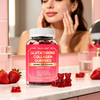 Complément alimentaire quotidien beauté à la pectine saveur orange, enrichi en acide hyaluronique, vitamine C, glutathion et collagène sous forme de gommes