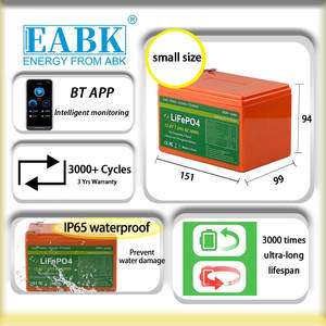 Hoge Ontladingsstroom 21.6a Piek 30a Voor Elektrische Wielen Zonne-Energie Draagbare Powerbank 12.8V 7.2ah Lifepo4-batterij - Product Image 3