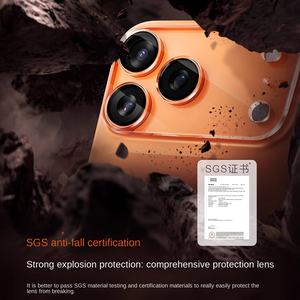 Verre trempé transparent AR pour objectif de caméra arrière 17 Pro Max <span class=keywords><strong>Film</strong></span> anti-explosion Anti-empreintes digitales Fabriqué en Chine - Product Image 4